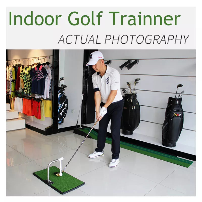 TTYGJ Golf Practic Swing Hitting Mat Exerciser Trainer 360 Degree Rotation Outdoor / Indoor Suitable For Beginners Training Aids