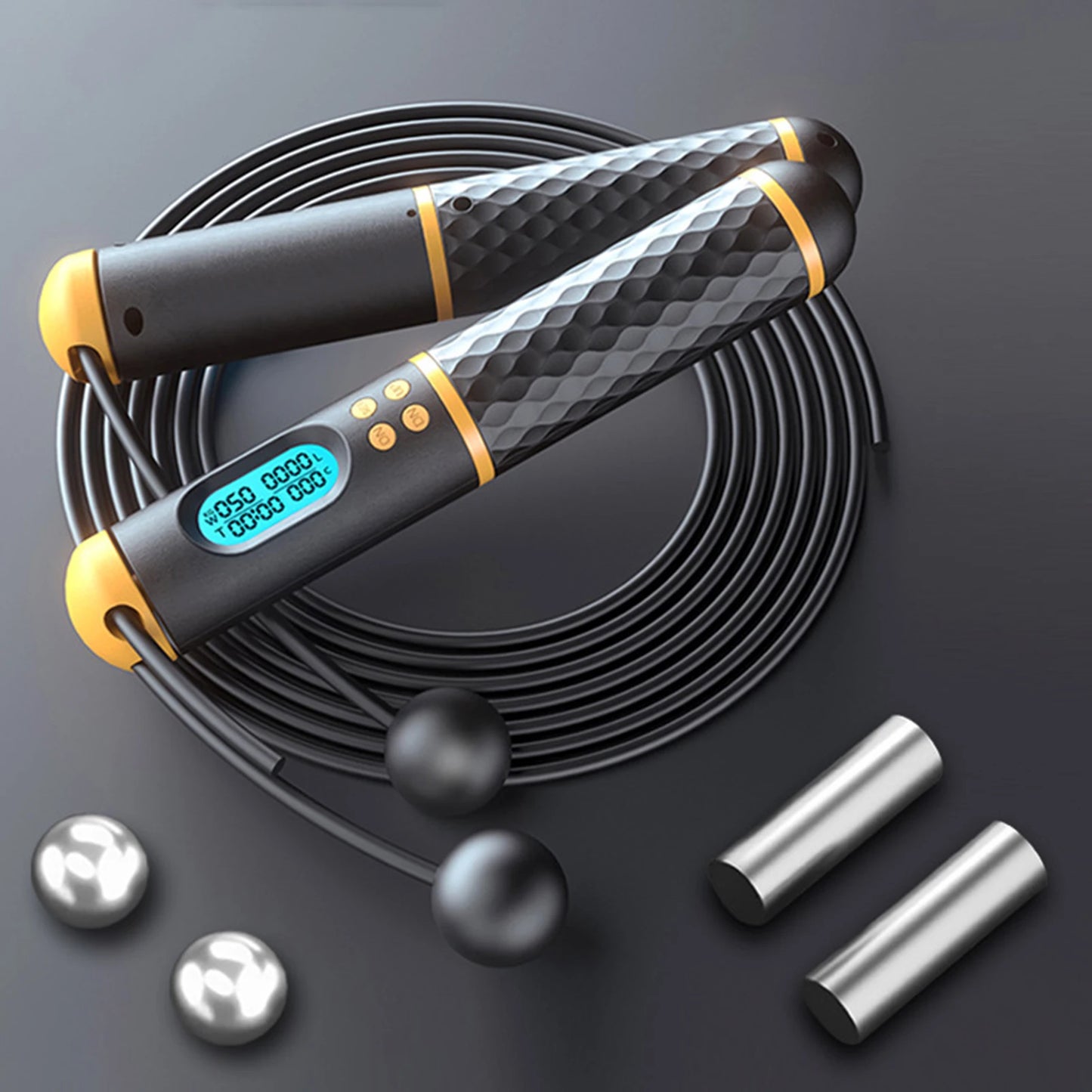 2-in-1 Jump Rope Cordless Skipping Rope