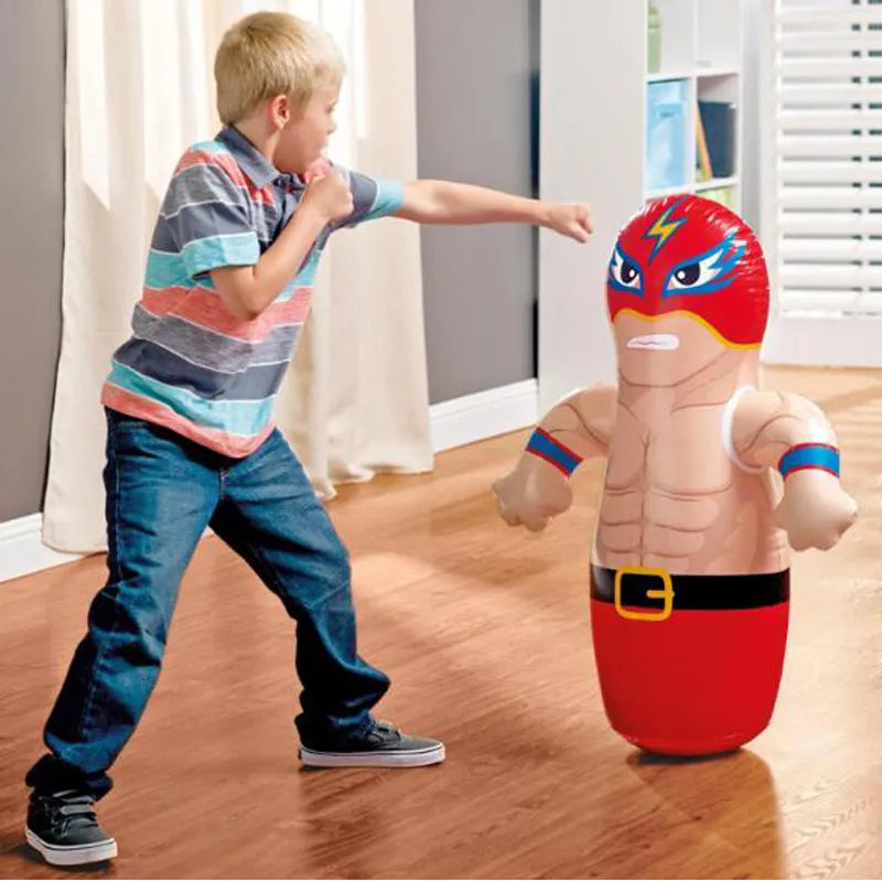 Kids Tumbler Boxing Inflatable Punching Bag