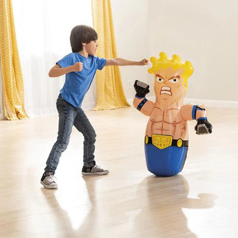 Kids Tumbler Boxing Inflatable Punching Bag