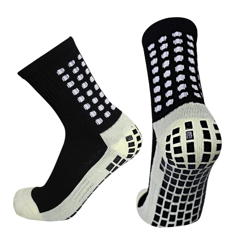 New Anti-slip Soccer Socks Men Women Outdoor Sport Grip Football Socks antideslizantes de futbol