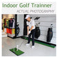TTYGJ Golf Practic Swing Hitting Mat Exerciser Trainer 360 Degree Rotation Outdoor / Indoor Suitable For Beginners Training Aids