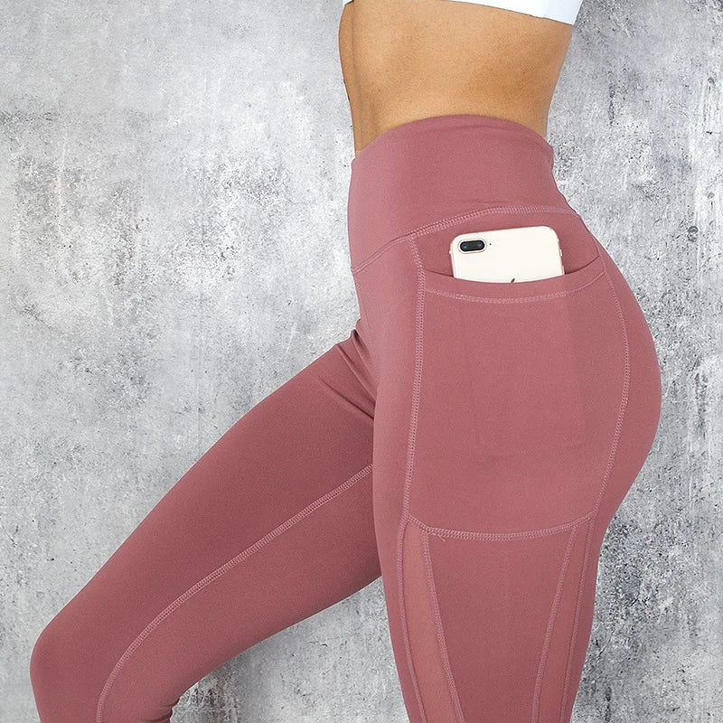 SVOKOR  Fitness Women Leggings  Push up Women High Waist  Pocket Workout Leggins 2019 Fashion Casual Leggings Mujer 3 Color