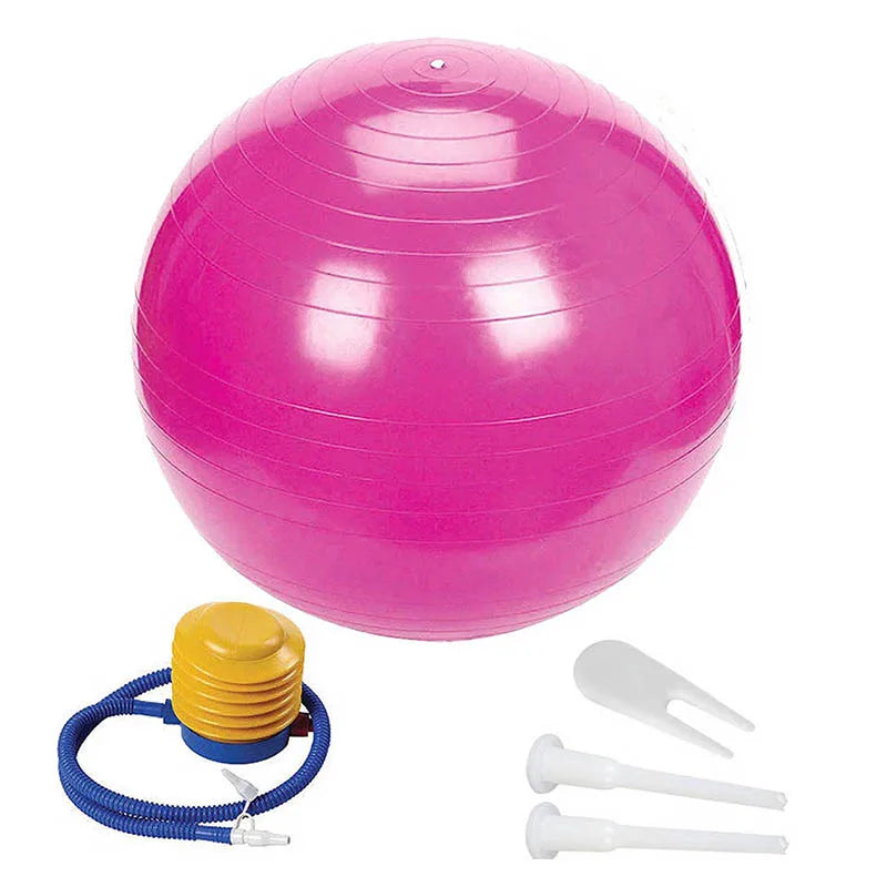 Sports Yoga Balls Balance Bola Pilates Fitness Ball with Pump Anti-Burst & Anti-Slip Gym Exercise Workout Body Building Massage