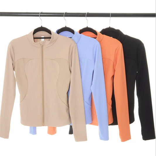 Fitness Yoga Set Long Sleeve Shirt Gym Bras High Waisted Leggings