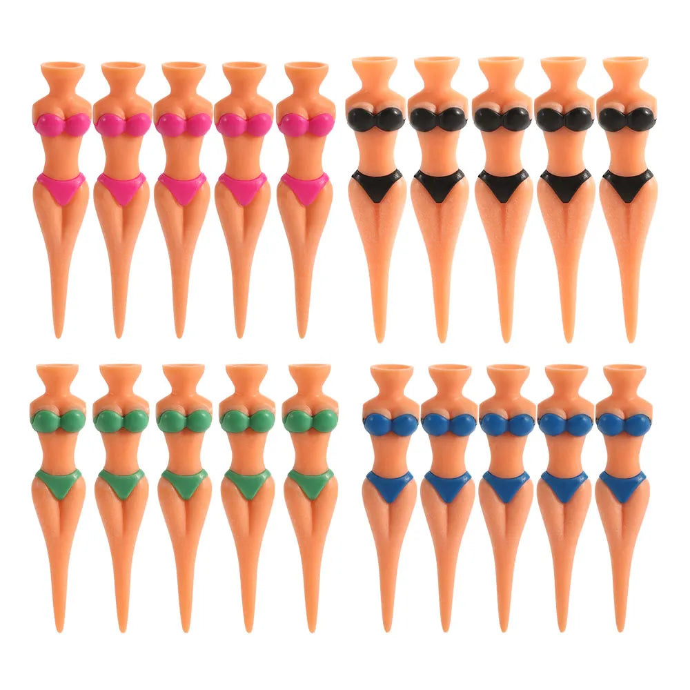 Plastic Golf Tees Bikini Lady Golf Tees