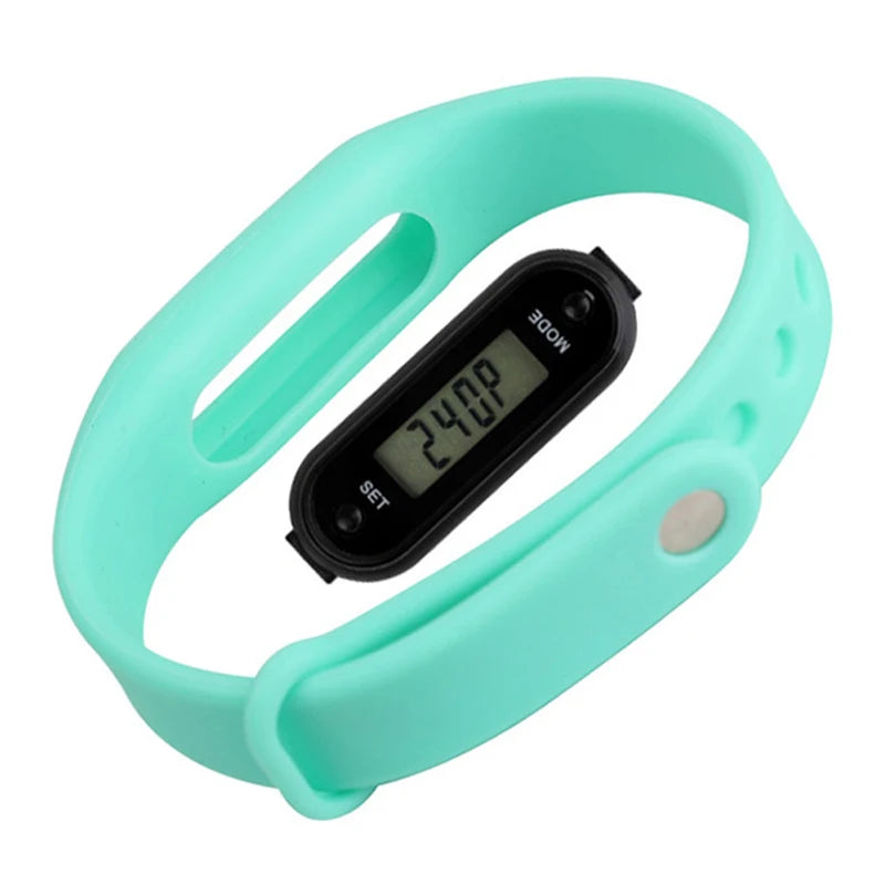 New Digital LCD Pedometer Run Step Walking Calorie Counter Sports Smart Wrist Watch Bracelet Display Fitness Gauge Step Tracker