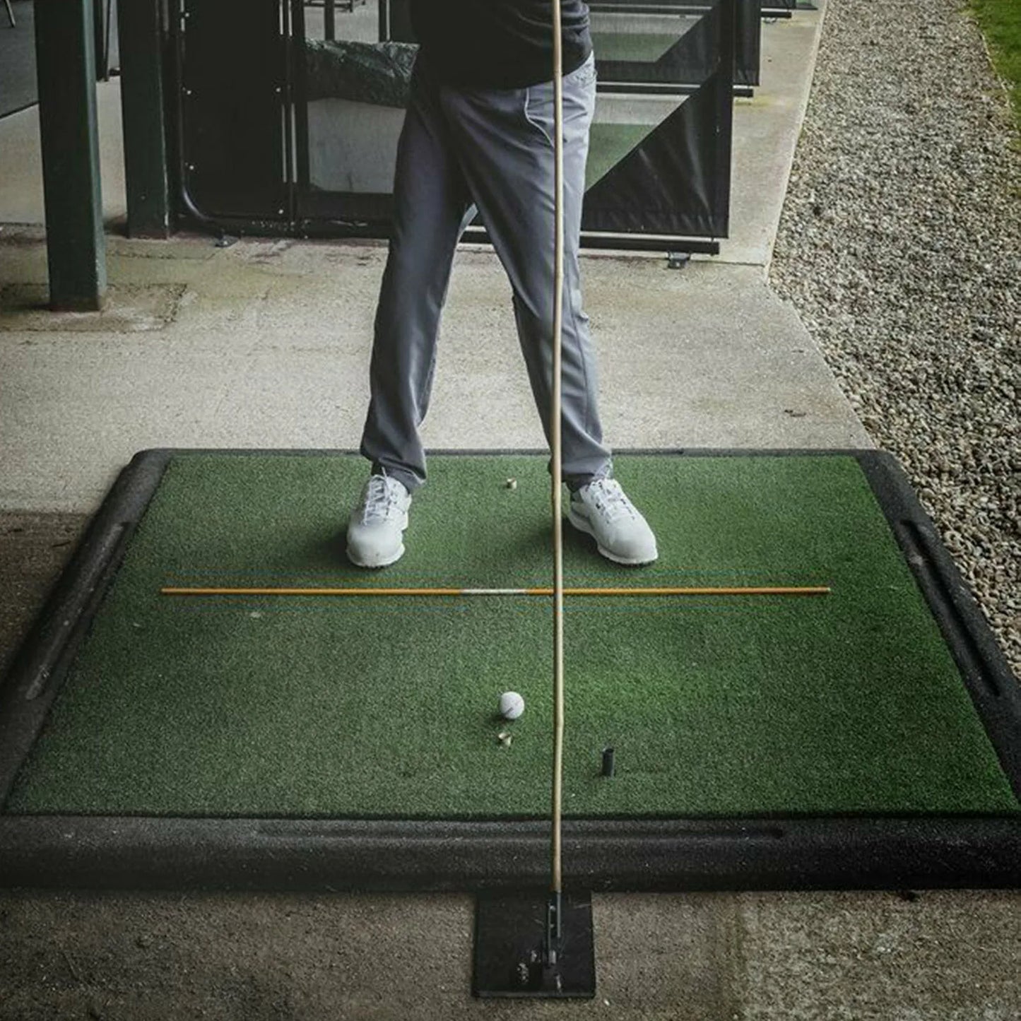 New Training Tool Golf Alignment Sticks Iron Plate Aiming Putting Practice Aid Golfer Equipment Accessories Black Drop Shipping