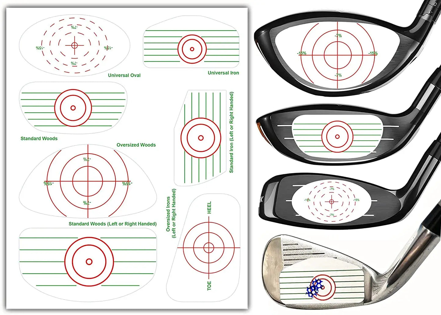 Golf Impact Stickers