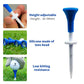 New Blue Plastic Golf Tees Height can be adjusted freely More Durable Golf Plastic Tees Golf Accessories For Golfers 5pcs/box