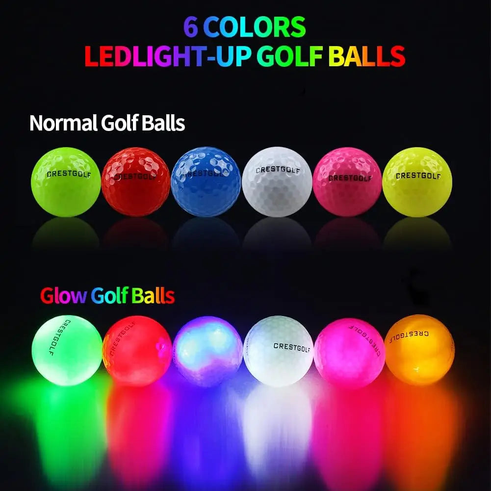 LED Golf Balls for Night Glow