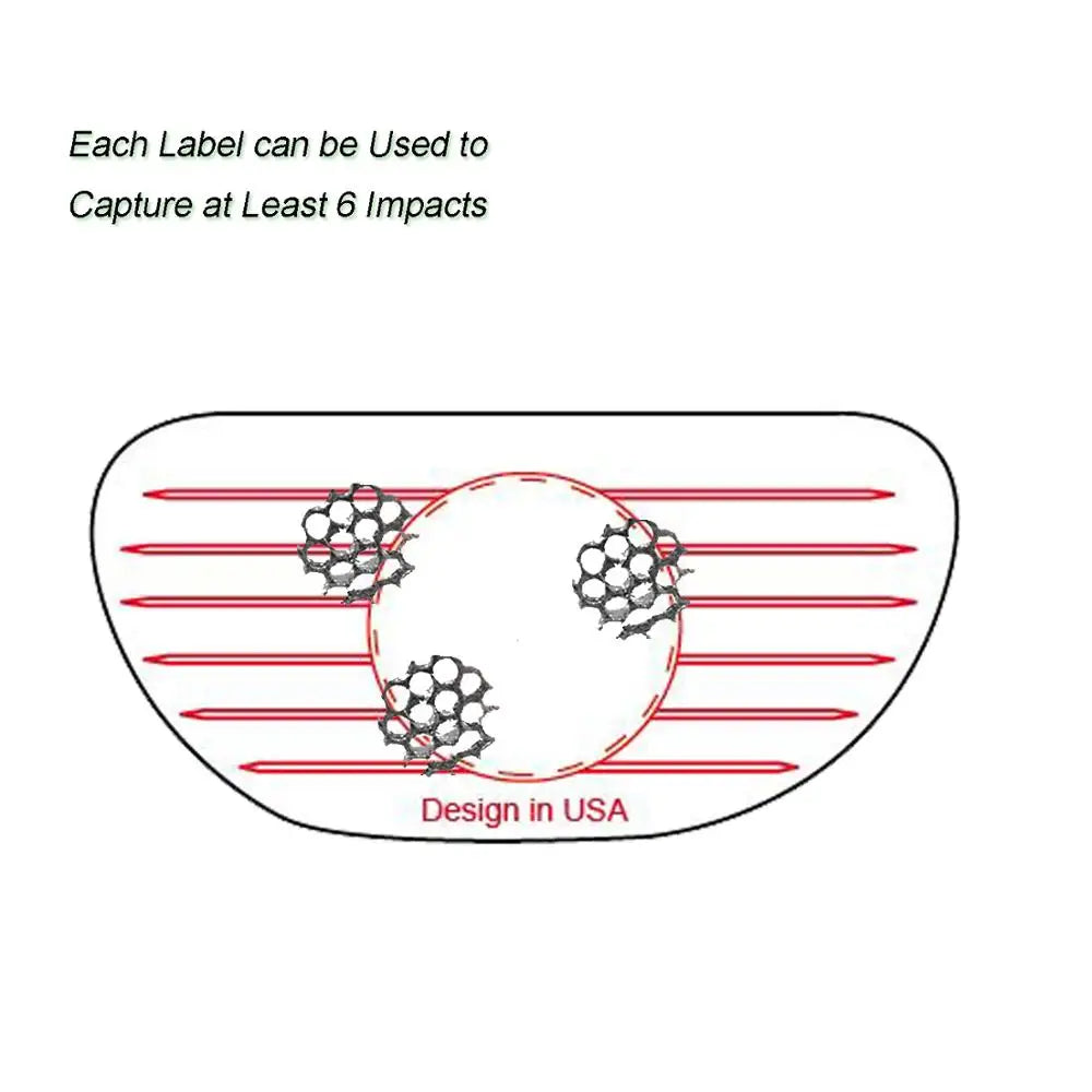 Golf Club Tape Lable Impact Target Sticker