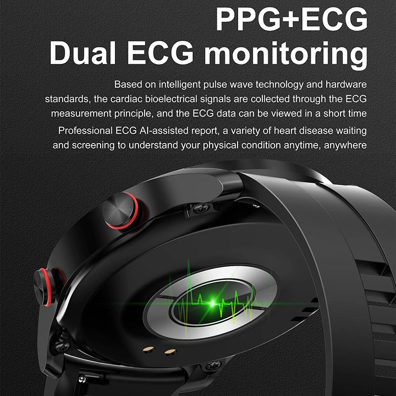 New ECG+PPG AMOLED Screen Smart Watch For Android