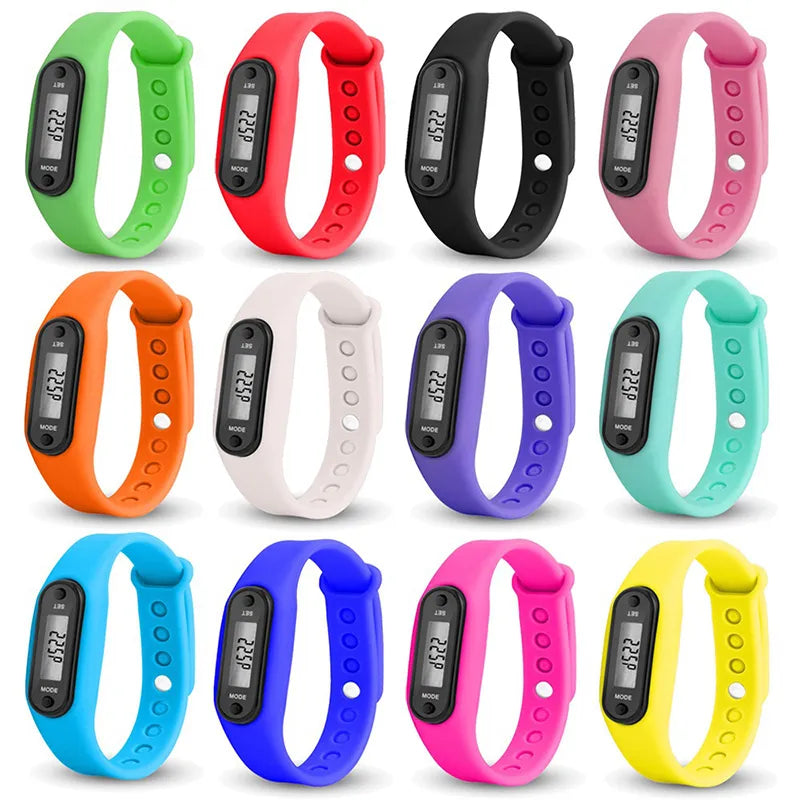 New Digital LCD Pedometer Run Step Walking Calorie Counter Sports Smart Wrist Watch Bracelet Display Fitness Gauge Step Tracker