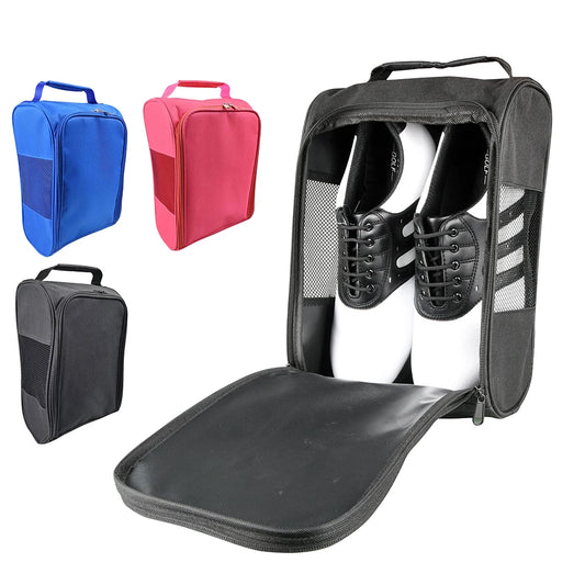 Portable Mini Golf Shoe Bag Nylon Shoes Carrier Bags