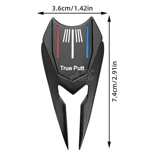 Golf divot repair tolls with magnetic Three lines